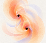 Tourbillon cosmique en fusion