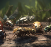 Insect society robins choice