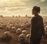 Scienceandcocktails woman looking at field full of human skulls 4bbf1a98 2dff 423f a6fc 6fbf89924d82
