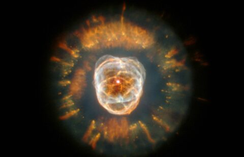 Eskimo nebula ngc 2392 planetary fog constellation twin galaxy starry sky 1262148 pxhere com