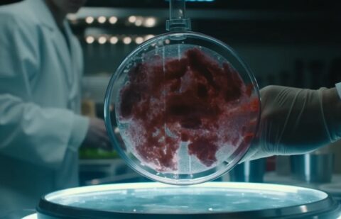 Scienceandcocktails man creating aritificial meat in a Petri di 35223160 6277 4bb7 9ad5 5312587bdb83 copy