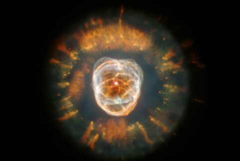 Eskimo nebula ngc 2392 planetary fog constellation twin galaxy starry sky 1262148 pxhere com